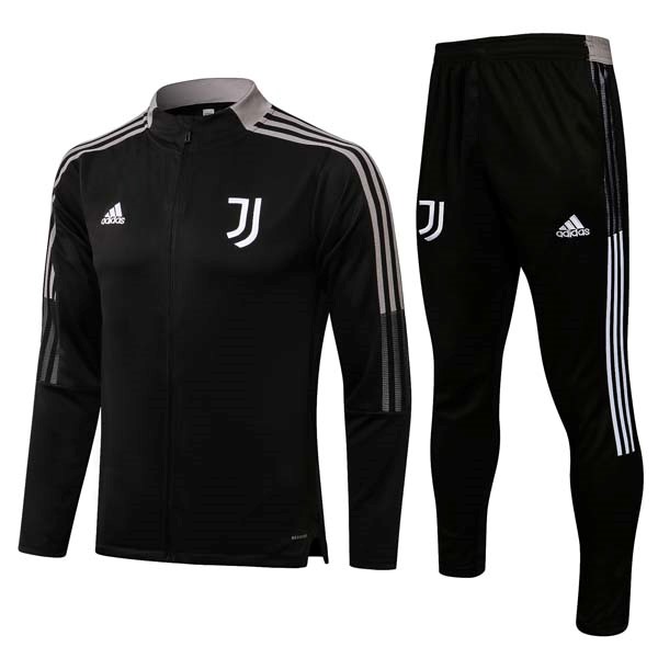 Trainingsanzug Juventus 2022 Schwarz Grau